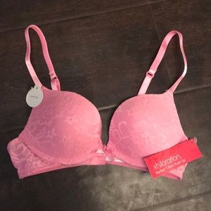 32A Light Pink Push-Up Bra